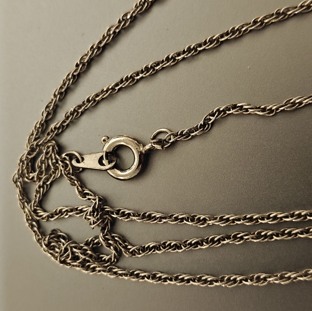 Handmade Oxidized Silver 925 & Gold Lacquer Coral Twig Branch Pendants Necklace - Picture 10 of 12